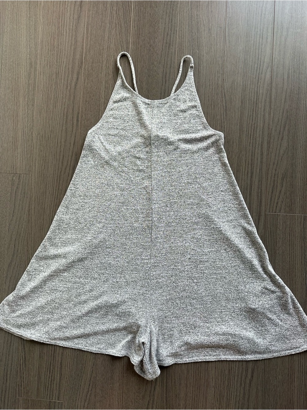 Wilfred Heather Gray Sleeveless Romper from Aritzia
